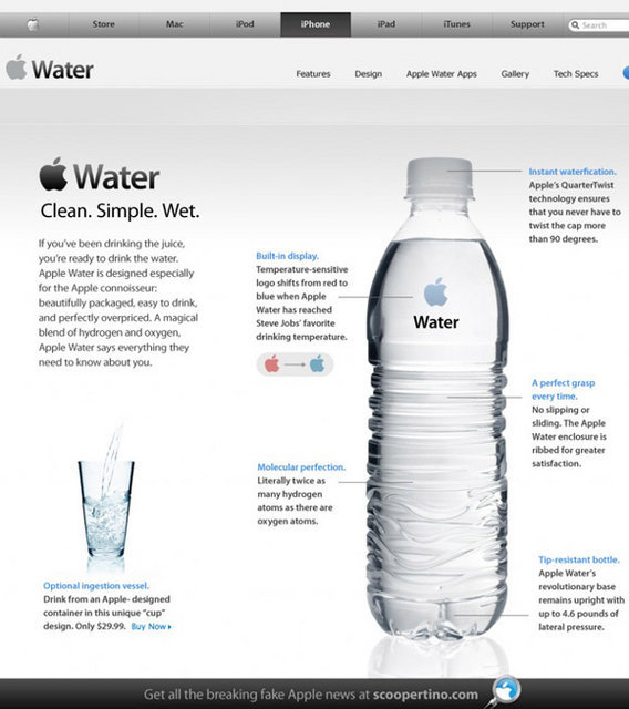 If Apple Made Water