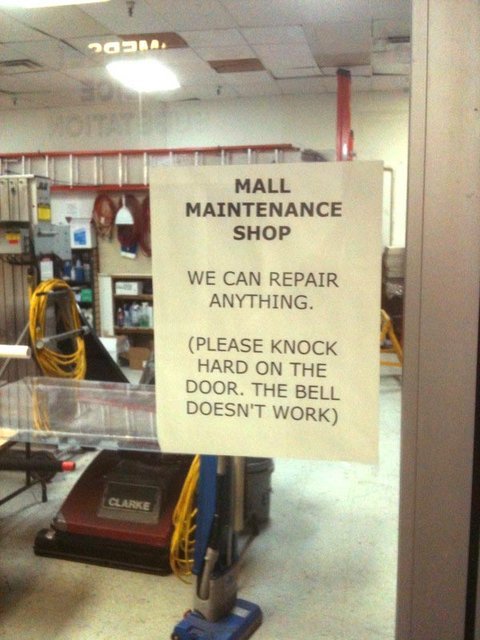 Mall Maintenance Shop