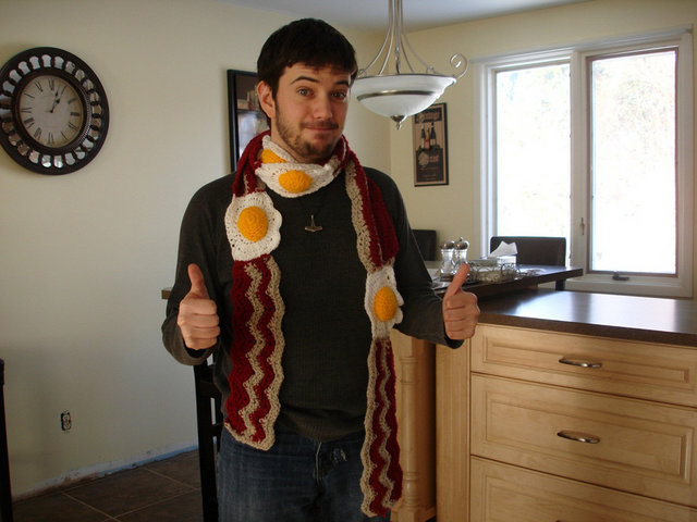 Bacon And Eggs Scarf