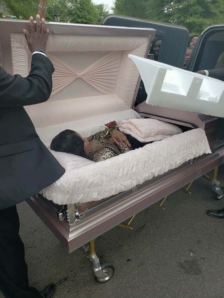 Overly Dramatic Chick Shows Up To Her Prom In A Casket