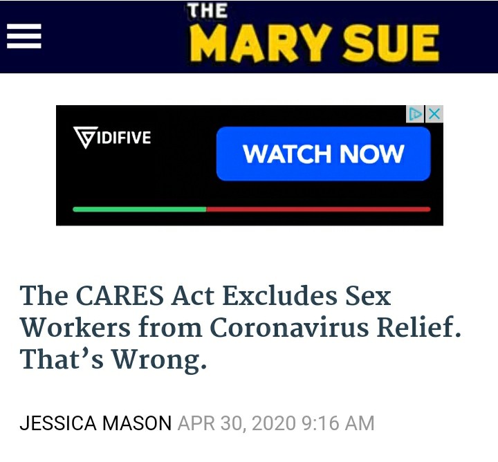 keep calm and watch friends - The Mary Sue Vidifive Watch Now The Cares Act Excludes Sex Workers from Coronavirus Relief. That's Wrong. Jessica Mason