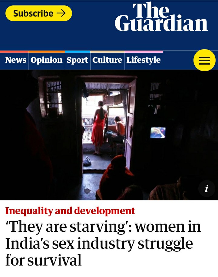 portrait of a woman - Subscribe GThracian News Opinion Sport Culture Lifestyle Inequality and development "They are starving' women in India's sex industry struggle for survival