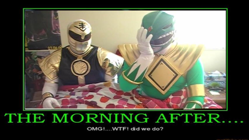 The white and green ranger were the same dude...go figure.