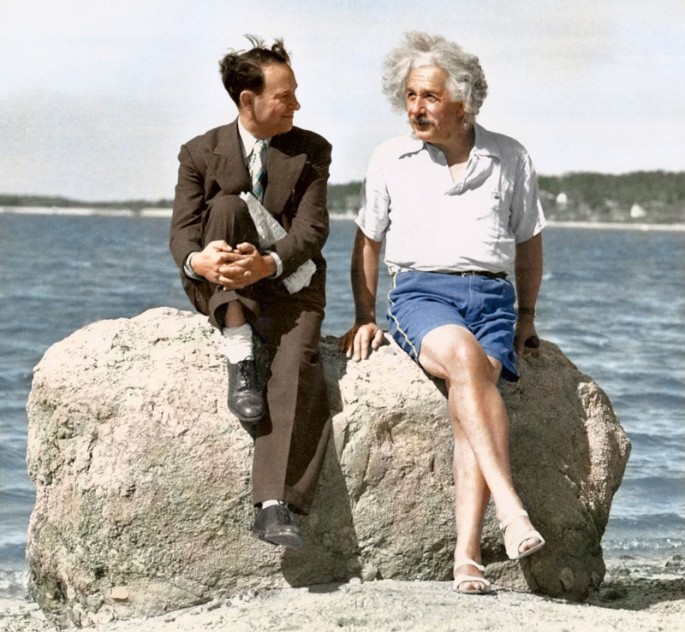 Albert Einstein in Long Island, 1939