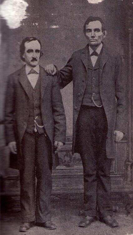 Edgar Allen Poe and Abraham Lincoln