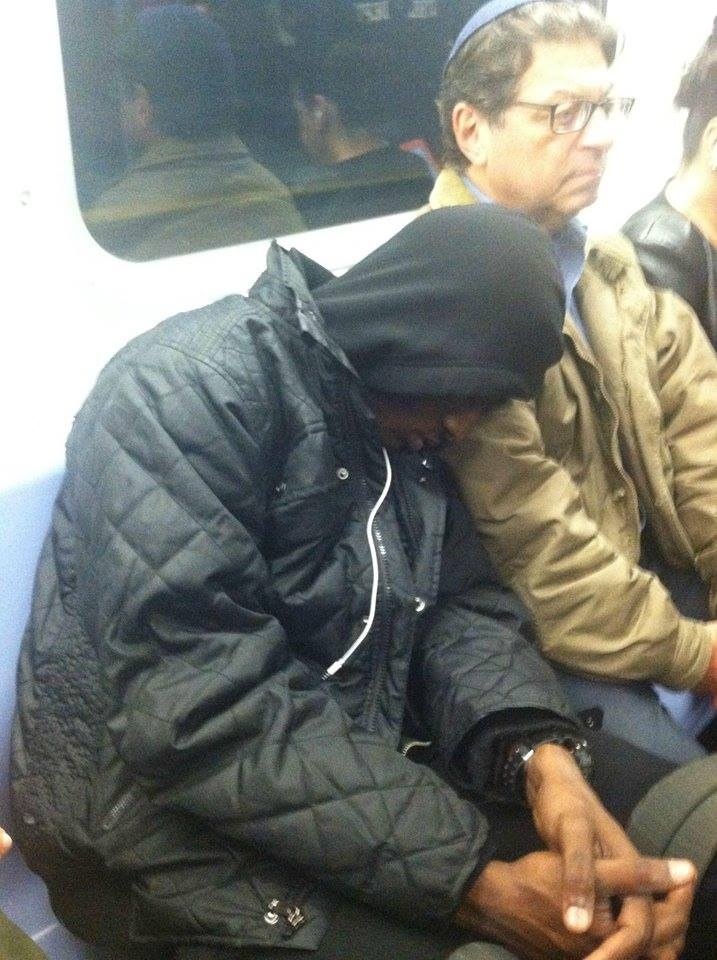 and he slept there, for 5 stops