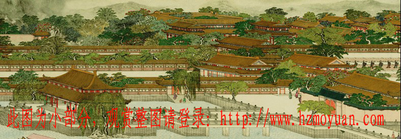 ancient Chinese palace-imperial city of the southern song dynasty