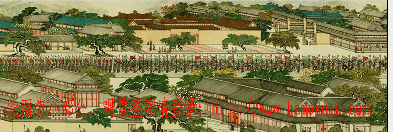 ancient Chinese troop-imperial city of the southern song dynasty