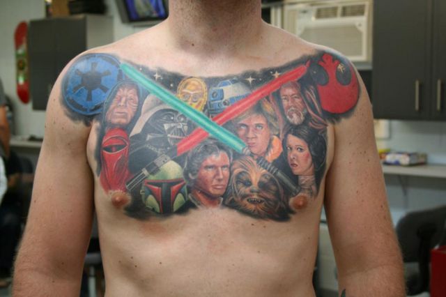 star wars tattoos luke