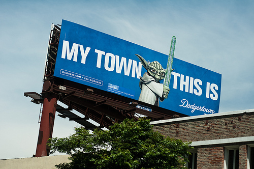 billboard - My Town This Is Borgars.Com Doders Dodgertown