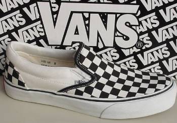 Checkerboard Vans (Croakies made ones with laces)