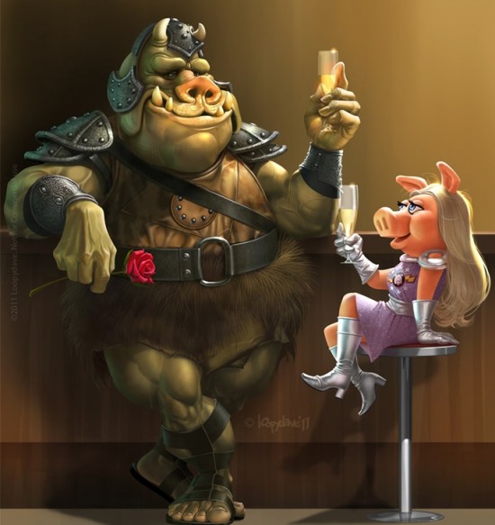 gamorrean guard miss piggy - 2011 Loopydave Not for Commercial
