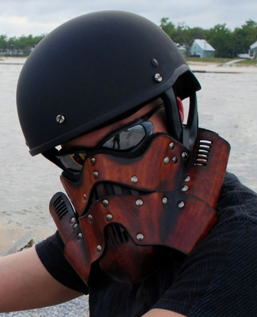 stormtrooper motorcycle helmet