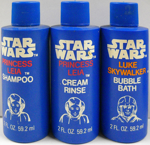 star wars - Princess Leia Tm Shampoo Princess Leia Cream Rinse Luke Skywalker Bubble Bath Moz. 59.2 ml Om 2 Fl. Oz 59.2 m 2 Fl. Oz. 59.2 m