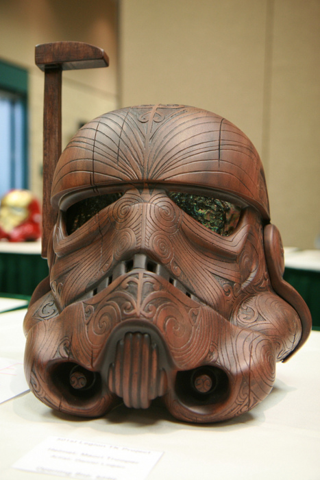 star wars - wooden stormtrooper helmet