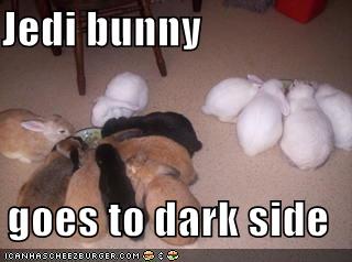 bunny funny baby - Jedi bunny goes to dark side Tganhascheezburger.Com