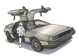 stormtrooper delorean