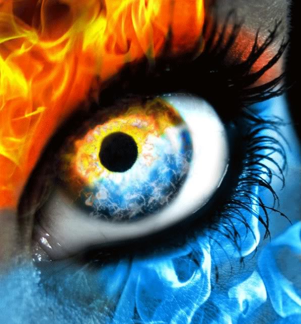 Fire and Ice art