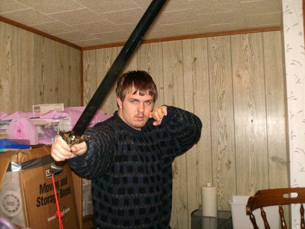 Gay Ninja with a sword