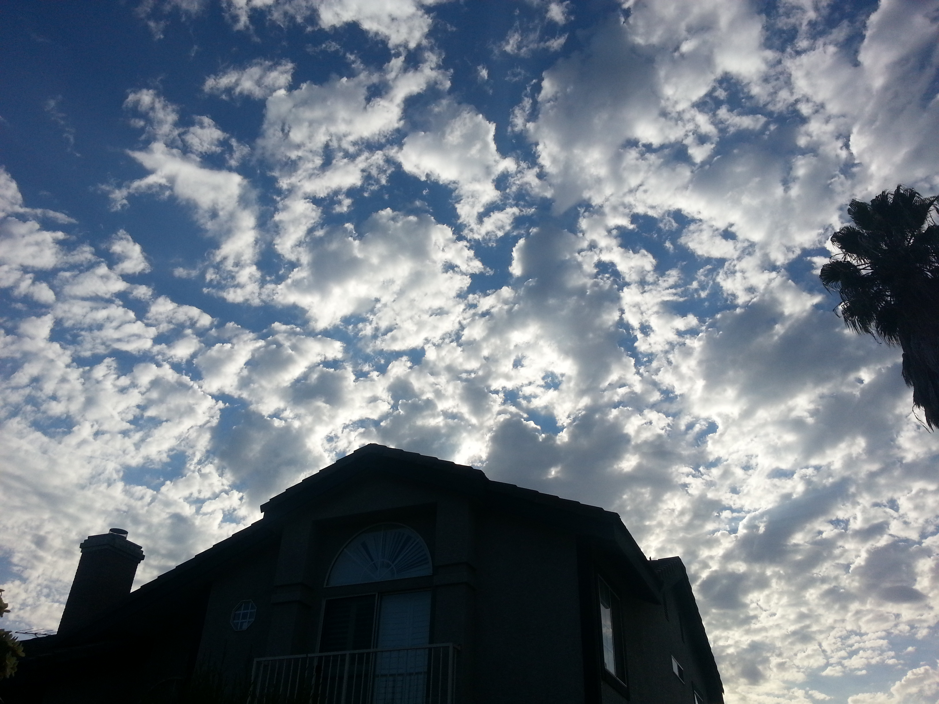 Cool Clouds Over My House In So. California!