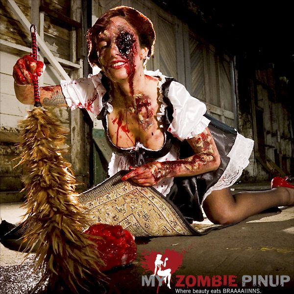 Zombie Girl Pin Ups
