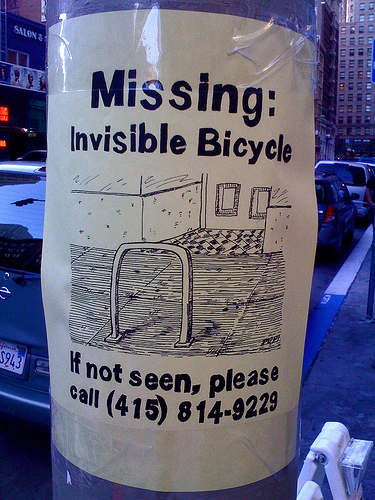I think I might have not seen this bike a few days ago, I wonder if its still not there?