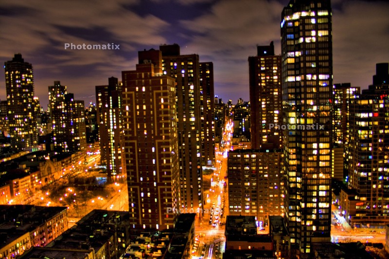 Nightime City Lights