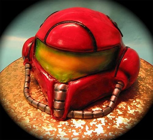 Super Metroid Cake