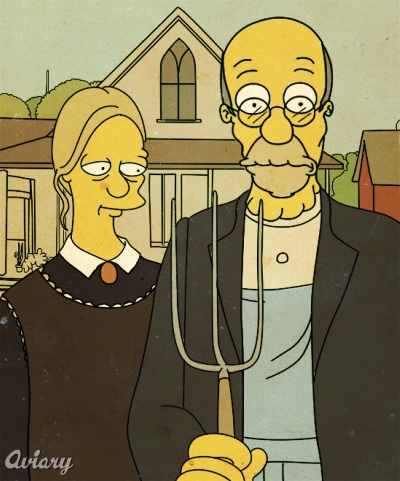 Grant Woods' American Gothic