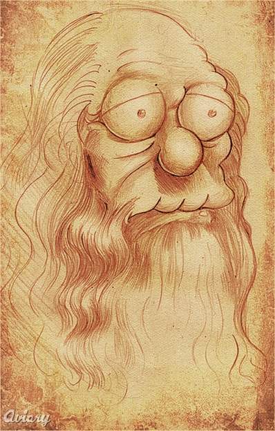 Leonardo Da Vinci's Self-Portrait 