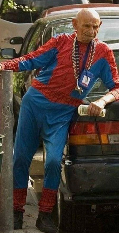Awesome old spiderman pimp