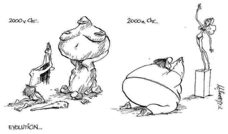 Humorous Evolution Cartoons