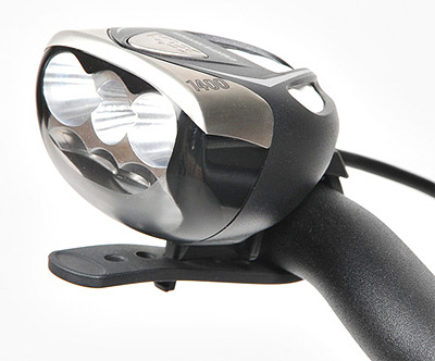 699 Bike Light. Shooting a blinding beam into the night, and surpassing even the brightness level of some automobile headlights, the Seca 1400 from Light  Motion lets you pedal at full speed with zero hesitation through the inky night. http:www.bikelights.comseca1400.html