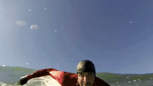 Peter Mel, GoPro GIF of the same wave.
