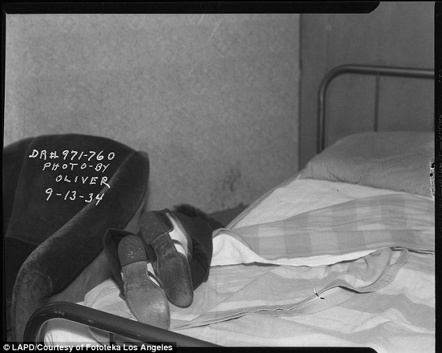 Here the body of a murder victim can be seen, dated September 13, 1934.