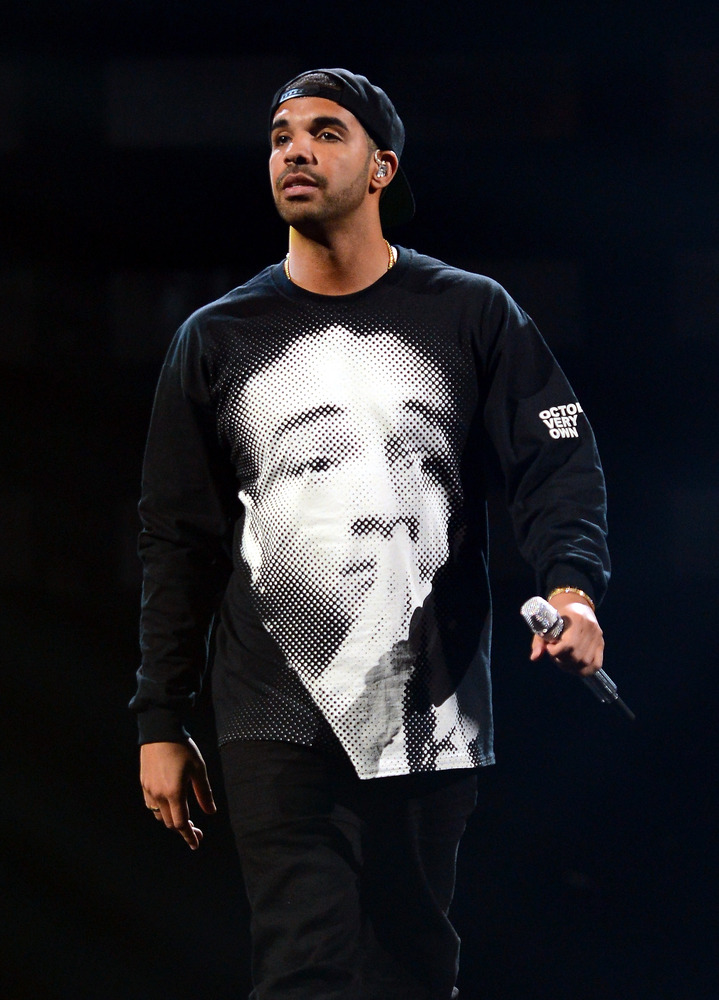 Drake wearing Jaden Smith.