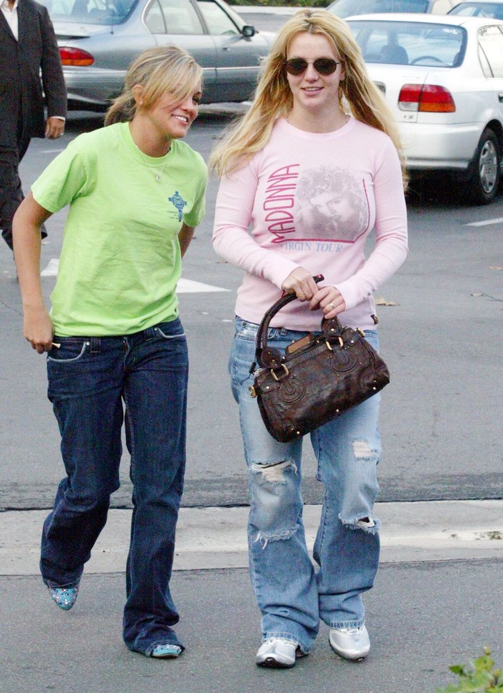 Britney Spears wearing Madonna.