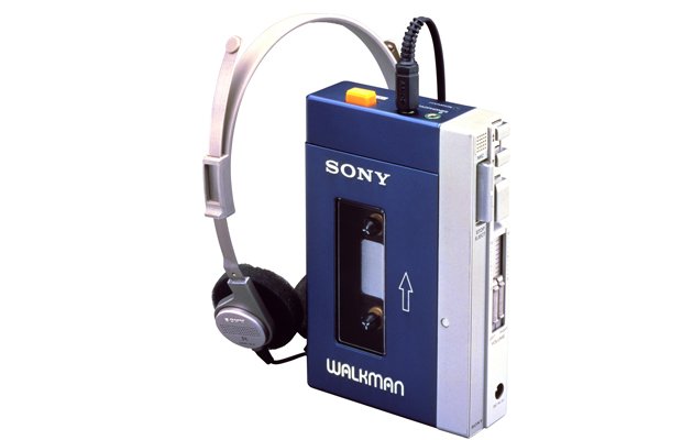1980, Sony Walkman. The TPS-L2 model even had two headphone jacks for social listening.