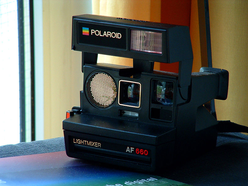 1982, Polaroid 660 Camera. Polaroid's instant development camera introduced a simpler way of sharing pictures.