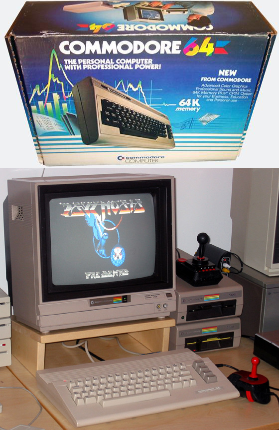 1982, Commodore 64. Initially sold with 64kb of memory with sound and graphics performance superior to IBM computers of the time. Original price was 595 making it more affordable than previous personal computers.