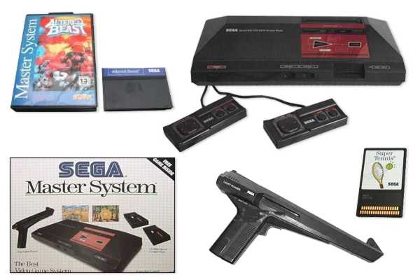 1986, Sega Master System. Sega's first gaming console had the graphics, power and hardware to give Nintendo a run for it's money.
