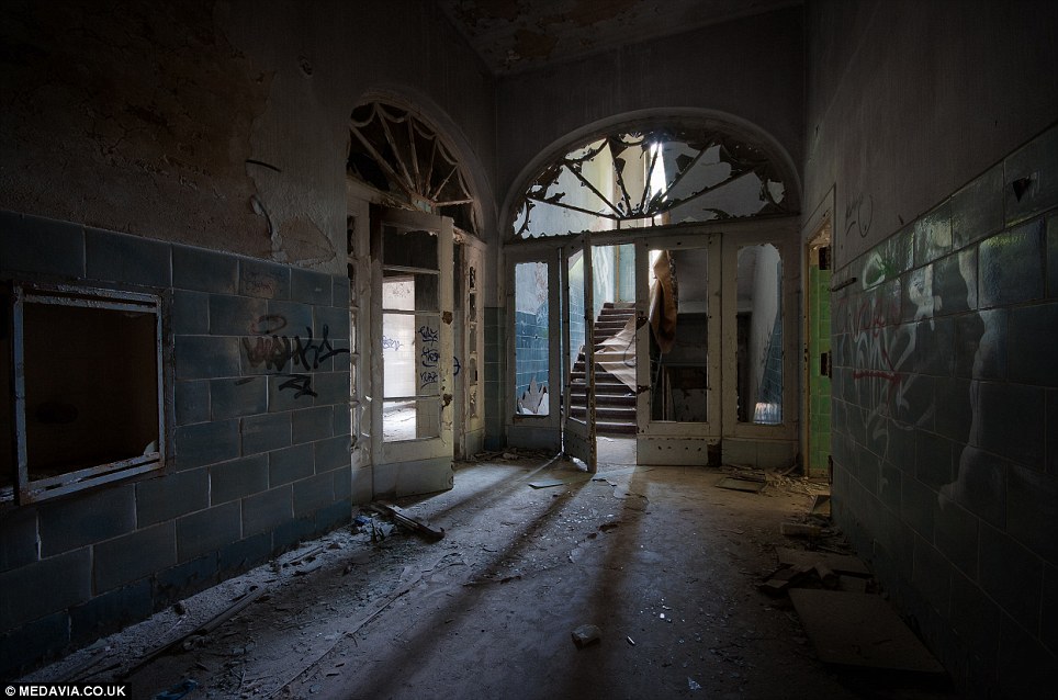Left To Rot: The triumphant Soviet military took over the 600-bed sanitorium following the end of the Second World War and closed after the fall of the Berlin Wall.