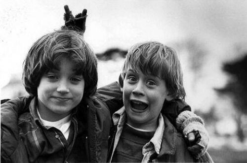 Elijah Wood and Macaulay Culkin - 1993.