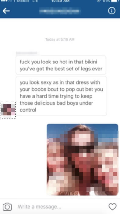 Instagram Model Gets Revenge on Guys Sending Her Dick Pics by Telling Their Girlfriends