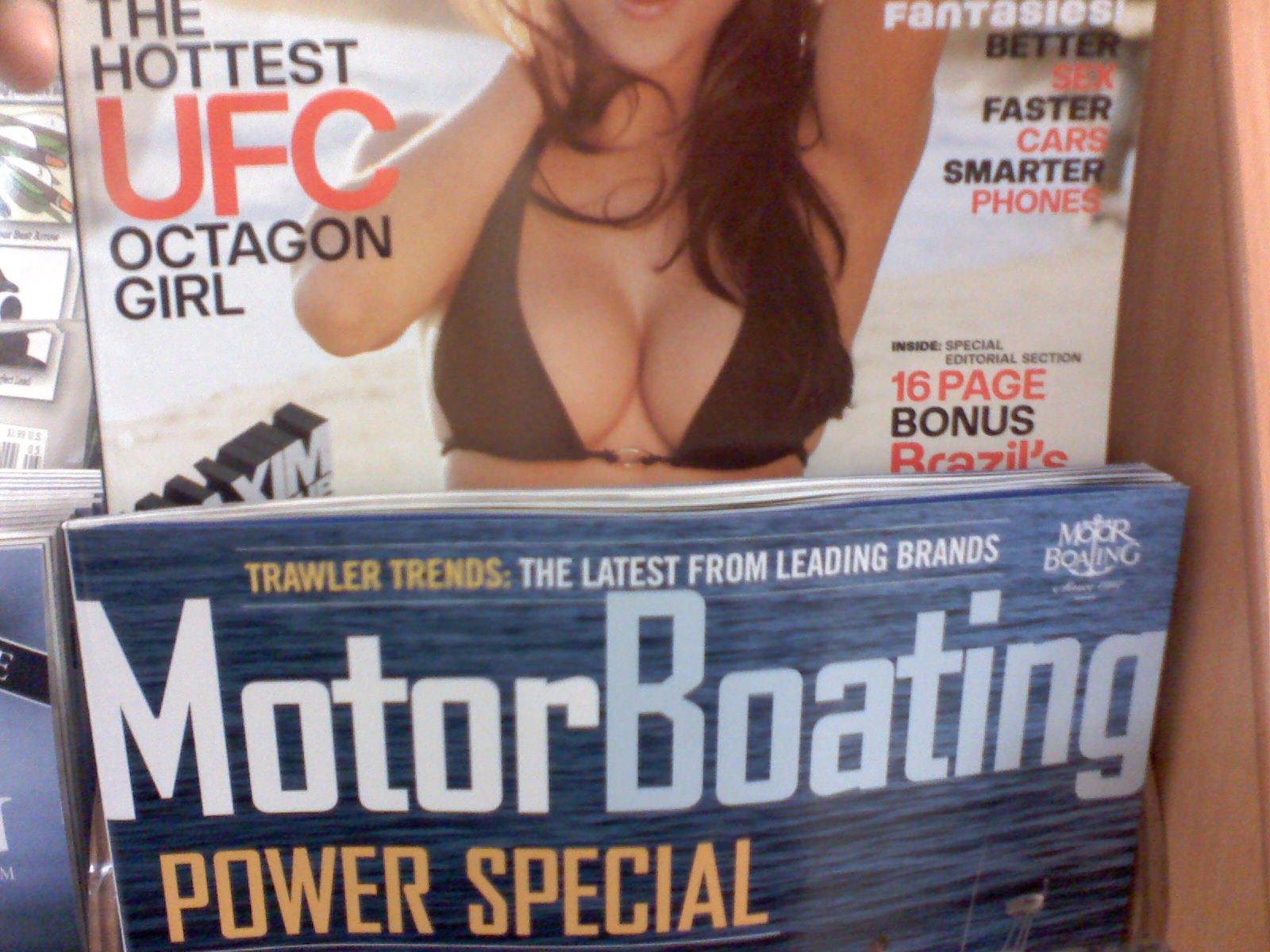 motorboating magazine boobs - The Hottest Fantasies Better Sufo Faster Cars Smarter Phones Octagon Girl Inside Special Editorial Section 16 Page Bonus Brazil's B Trawler Trends The Latest From Leading Brands MotorBoating 1 Power Special