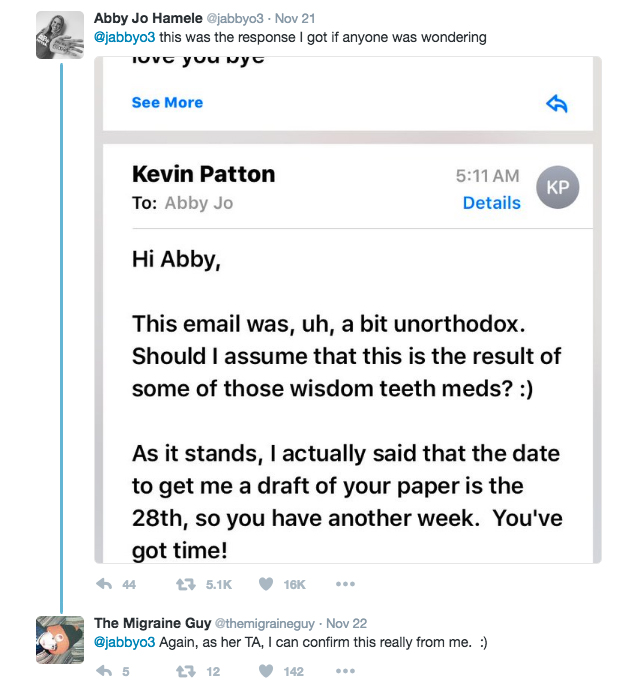 Kevin, the TA in question, seems to have a pretty good sense of humor about it. Here is his reply…