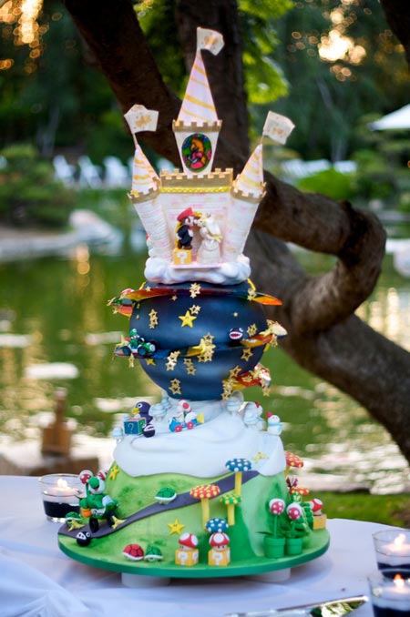 Cool wedding cake