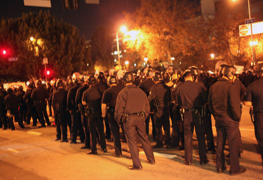 Occupy LA - Broken Up by LAPD