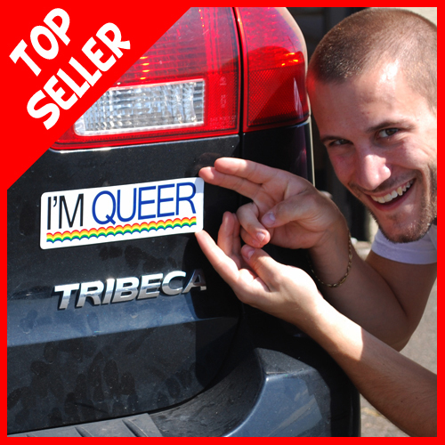 Guy Poses With Bumper Magnets On eBay