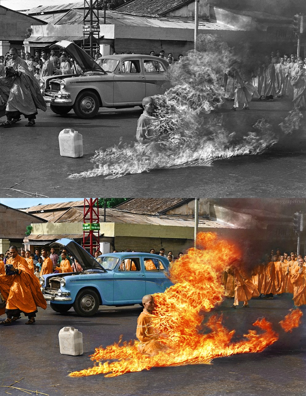 The Burning Monk